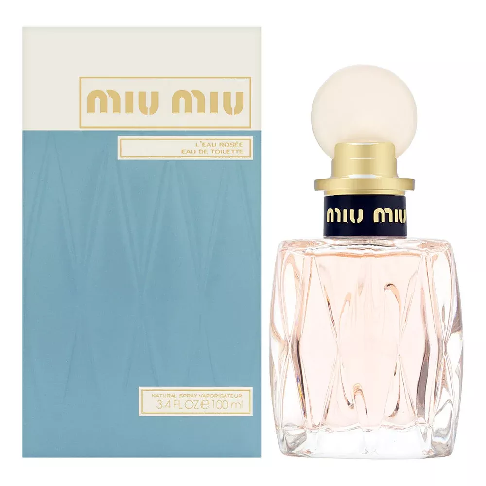 Miu Miu L’Eau Rosee by Miu Miu Parfums for Women 3.4 oz Eau de Toilette Spray