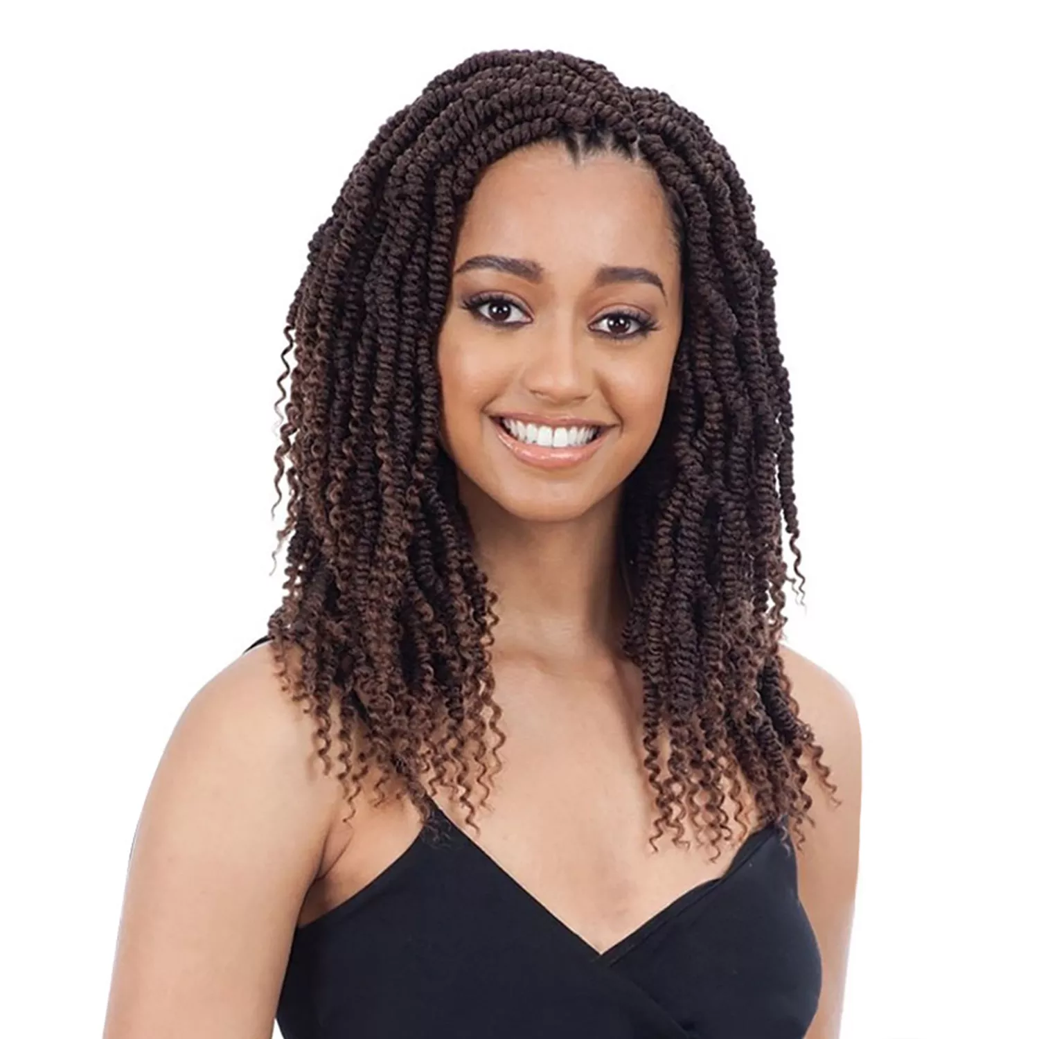 Model Model Crochet Braids Glance 2X Bomb Twist 12"