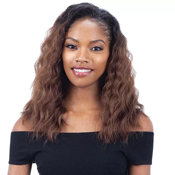 Model Model Drawstring Full Cap Synthetic Half Wig - AMBER MOON