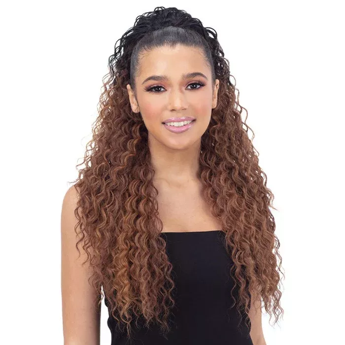 Model Model Gardenia Tropical Curl Ponytail 26