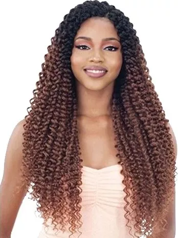 MODEL MODEL GLANCE BRAID 3X PRE-STRETCHED WATER WAVE 22 "