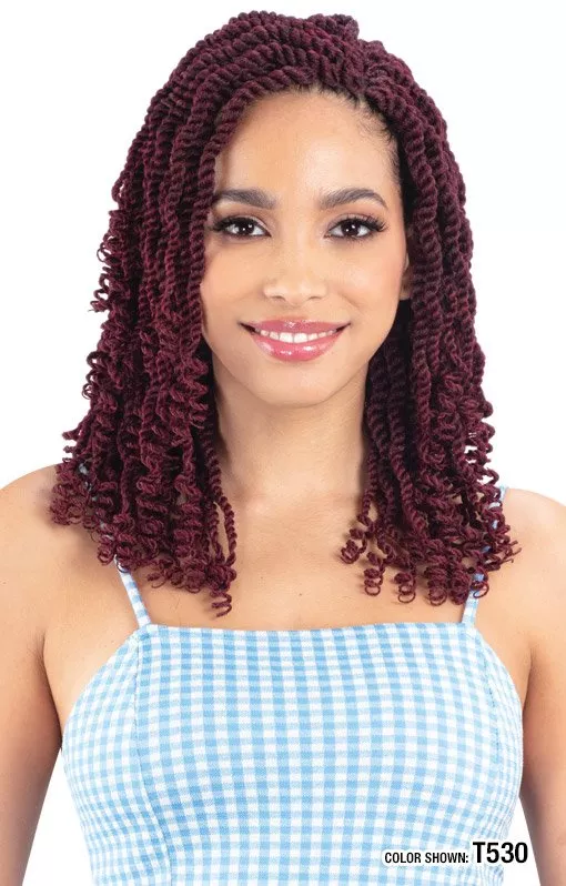 MODEL MODEL GLANCE BRAID 4X WAVY TWIST WITH CURLS