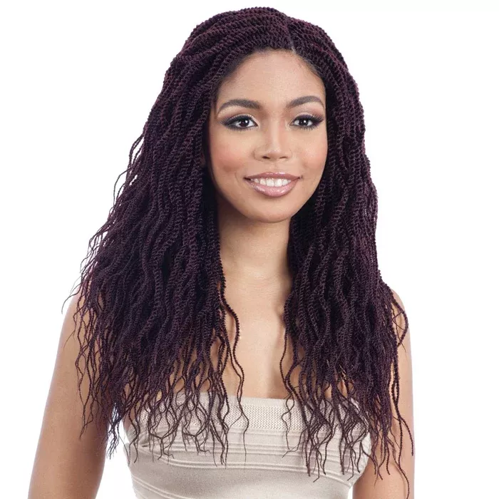 Model Model Glance Crochet Braid - 3X WAVY FEATHERED TWIST 16"