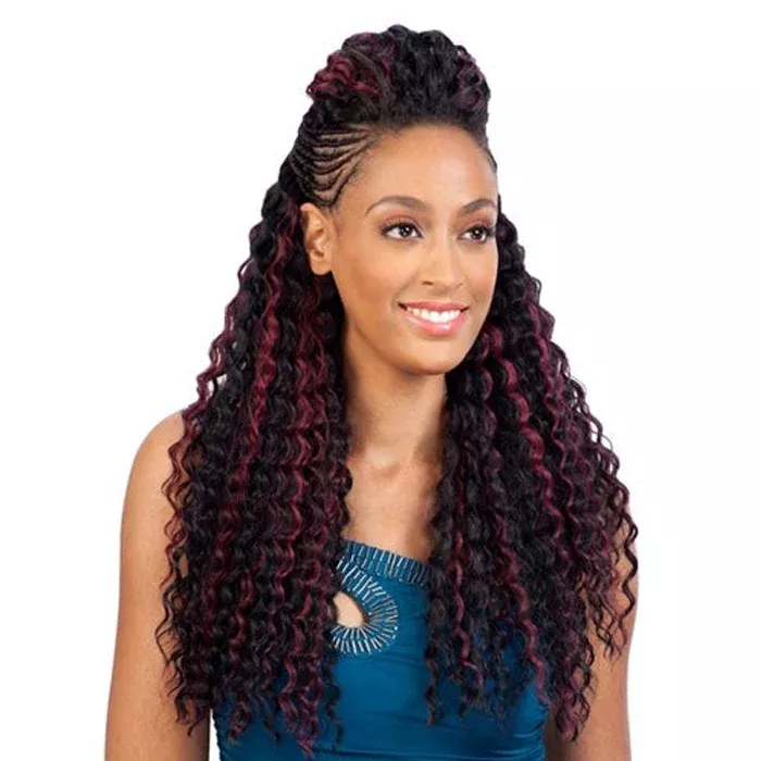 Model Model Glance Crochet Braid - BAHAMA CURL 20"