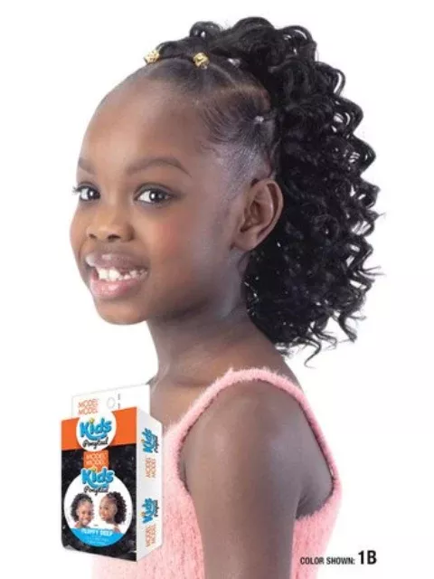 Model Model Glance Kids Ponytail - FLUFFY DEEP