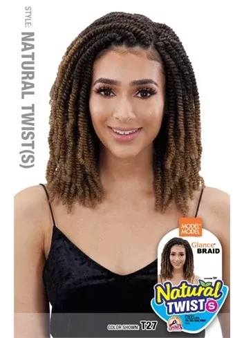 Model Model Glance NATURAL TWIST S Crochet Braid GB210