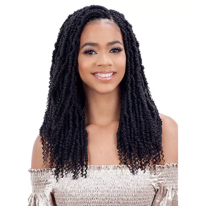 Model Model Glance Pre-Looped Crochet Braid - 2X BOMB TWIST 14"