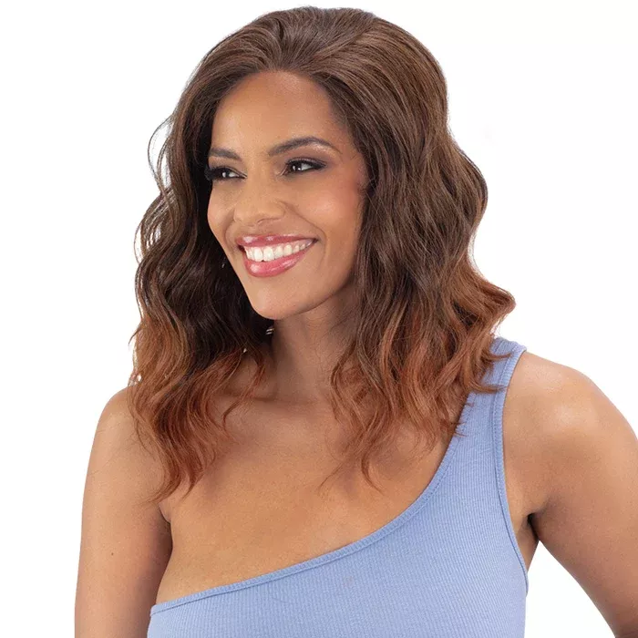 Model Model Miss Divine Glueless Human Hair Blend HD Lace Front Wig - CLEO