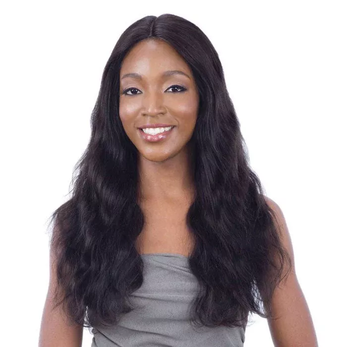 Model Model Nude Brazilian Natural 100% Human Hair 5" Part Lace Front Wig ORIGIN 301