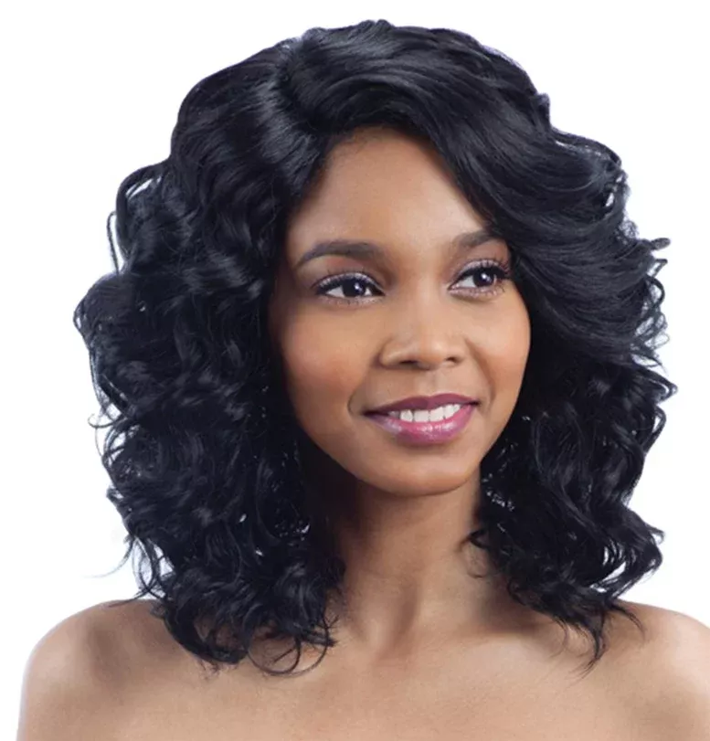 Model Model Synthetic Deep Invisible L Part Lace Front Wig - FLASH MEADOW