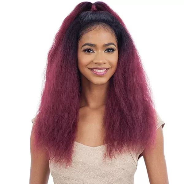 Model Model Synthetic Half Up Lace Front Wig - CAPRI