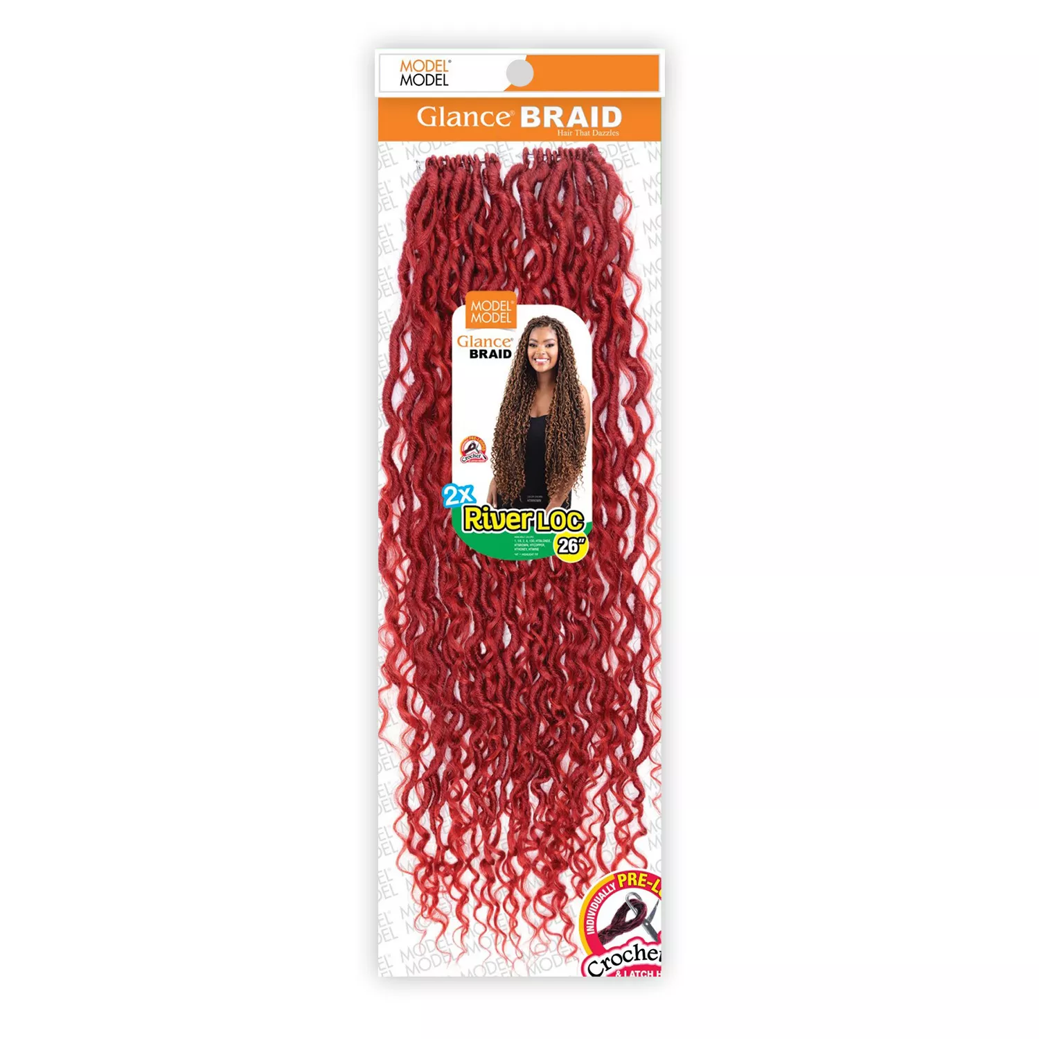 ModelModel Crochet Braids Glance 2X River Loc 26"