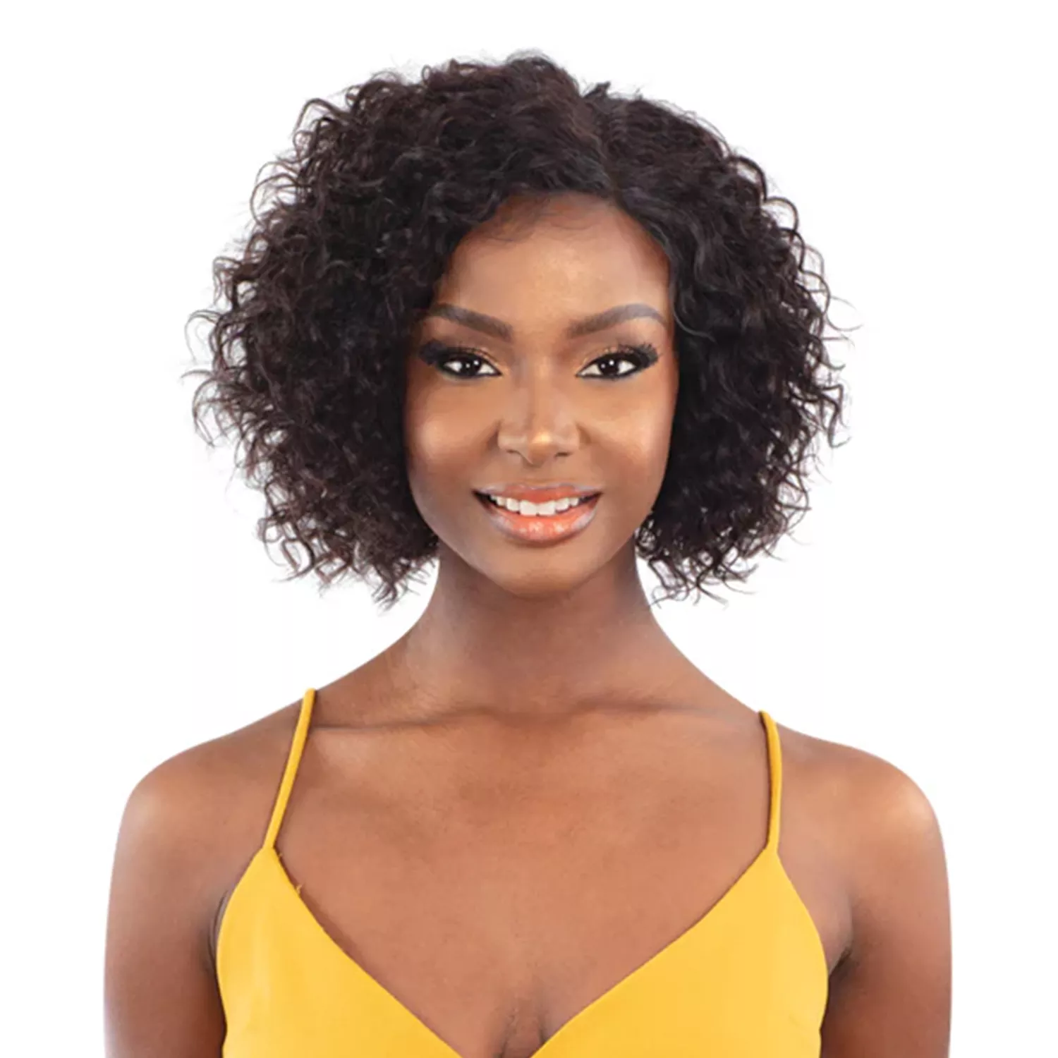 ModelModel Human Hair HD Lace Front Wig Dream Weaver Glueless 5" Left Part Deep Curl