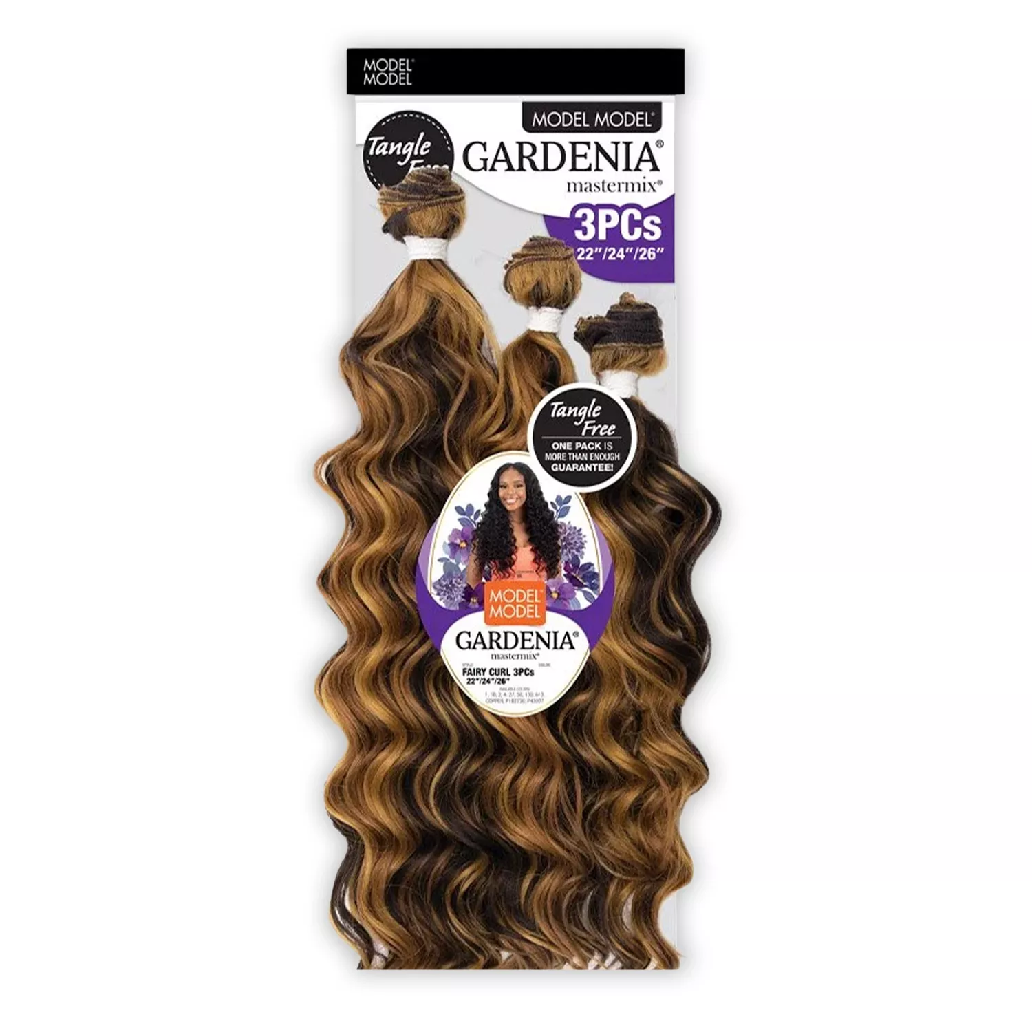 Modelmodel Weave Gardenia Fairy Curl 3Pcs (22"24"26")