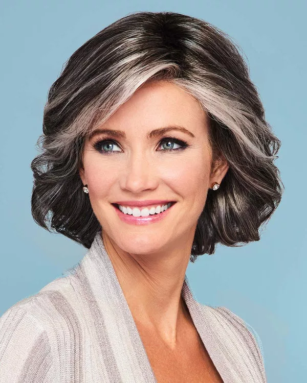 Modern Motif Lace Front & Monofilament Part Synthetic Wig by Gabor