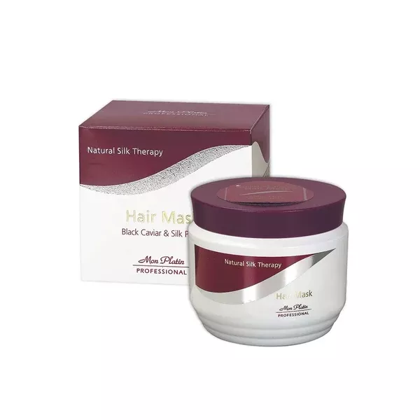 MON PLATIN NATURAL SILK THERAPY HAIR MASK BLACK CAVIAR