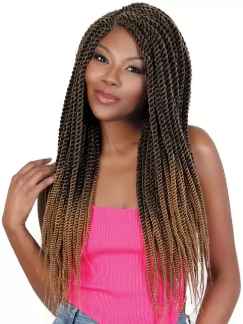 Motown Tress 3X JUMBO SENEGAL TWIST 24″ Pre-looped Crochet Braid- C.JBSN243