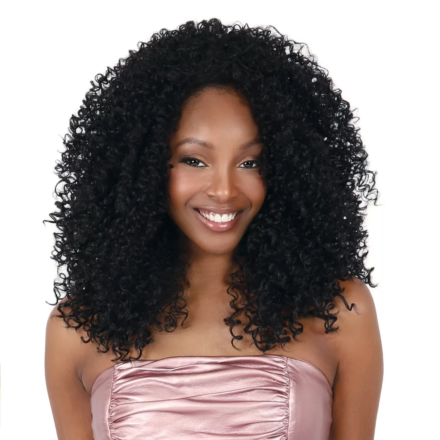 Motown Tress Half Wig Quick N Easy Yanky Curl QEG.FIATA 16"