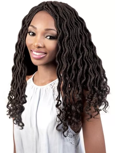 Motown Tress True Pre-Looped GODDESS LOCS 14″ Crochet Braid-C.GLOC143