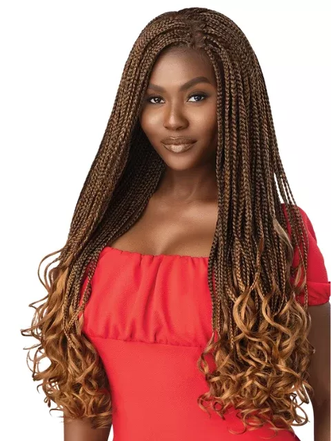 [MULTI PACK DEAL] Outre X-Pression Twisted Up 2X BOX BRAID FRENCH CURL Crochet Braid 22″- 10 pcs