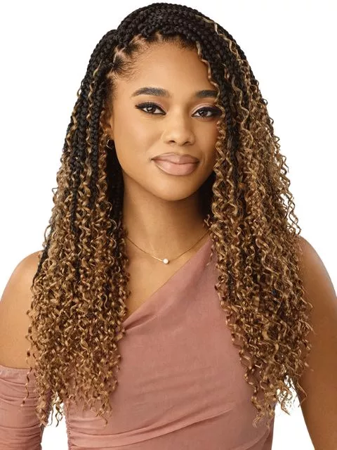 [MULTI PACK DEAL] Outre X-Pression Twisted Up Crochet Braid 3X BOHO BOX BRAID 18″-10pcs