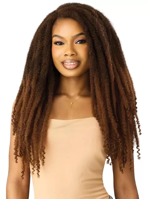 [MULTI PACK DEAL] Outre X-Pression Twisted Up Crochet Braid SWICY AFRO TWIST 18″ 3X Braid- 10PCS