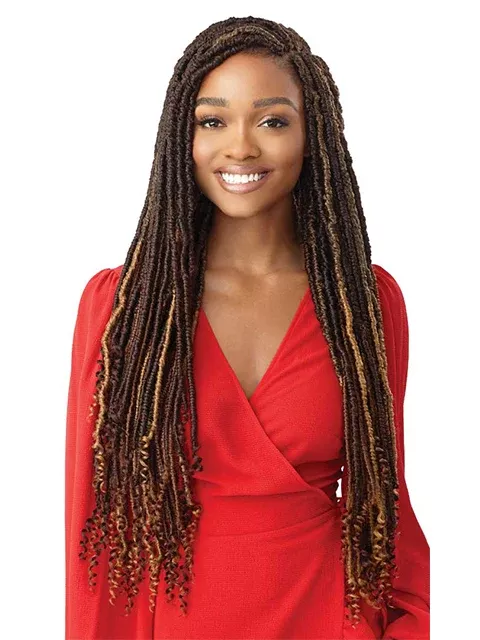 [MULTI PACK DEAL] Outre X-Pression Twisted Up HAWAIIAN CLOVER LOCS Crochet Braid 24″10pcs