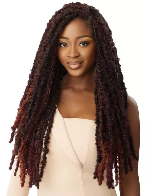 [MULTI PACK DEAL] Outre X-Pression Twisted Up ORIGINAL BUTTERFLY LOCS Crochet Braid 22″ -10pcs