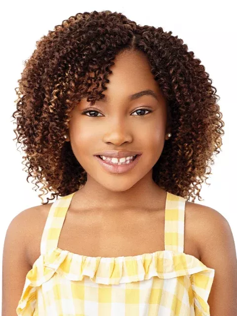 [MULTI PACKS DEAL] Outre X-Pression Lil Looks 2X 4C COILY Crochet Braid 6″ (10pcs)