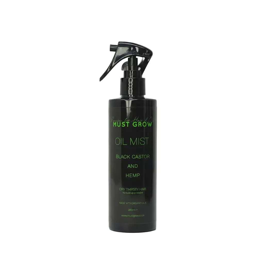 Must Grow Oil Mist Black Castor & Hemp 240ml
