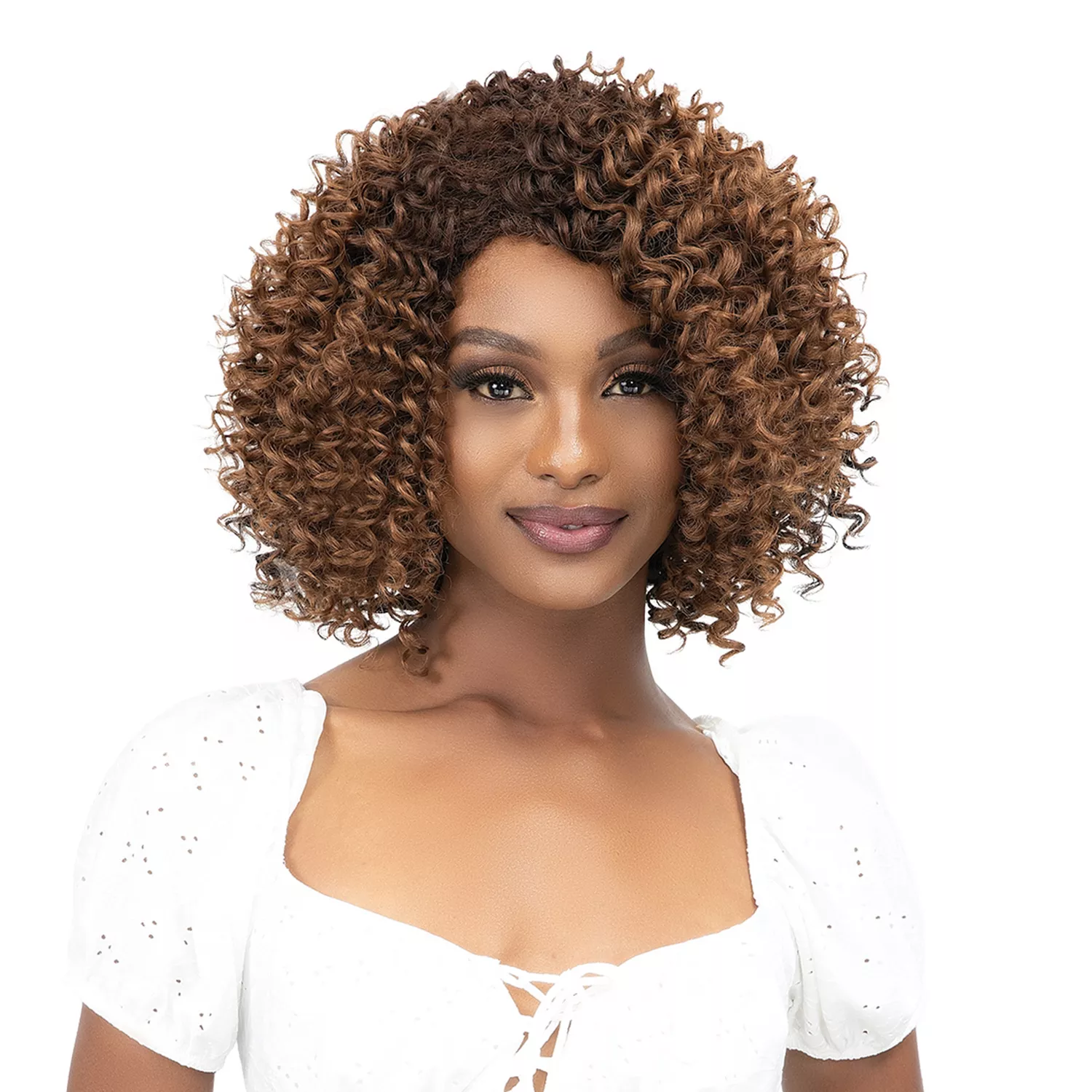 Natural Tight Curly Wig Natural Aubrey