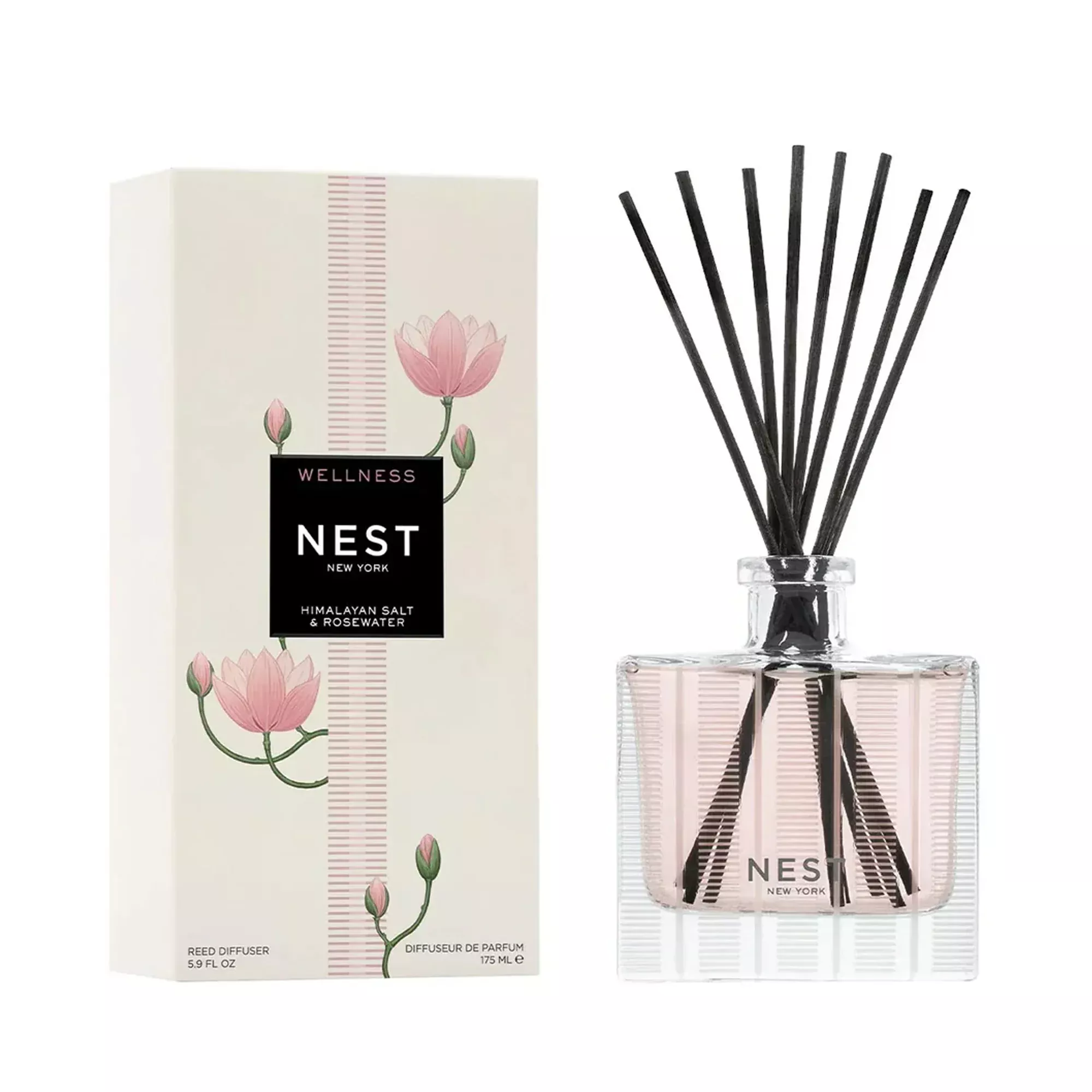 Nest Himalayan Salt & Rosewater Reed Diffuser
