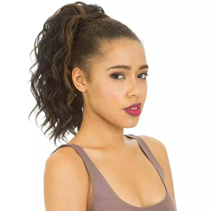 New Born Free Drawstring Ponytail - 0365 MISTY