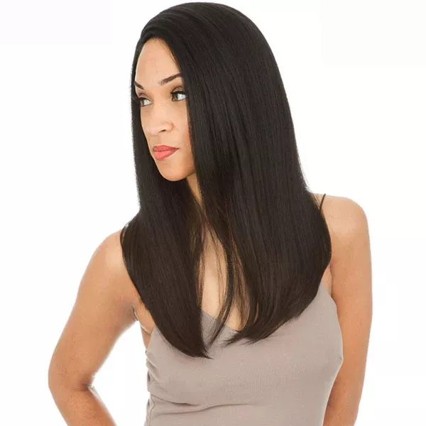 New Born Free Human Hair Blend Magic Lace U-Shape Lace Front Wig - MLUH107