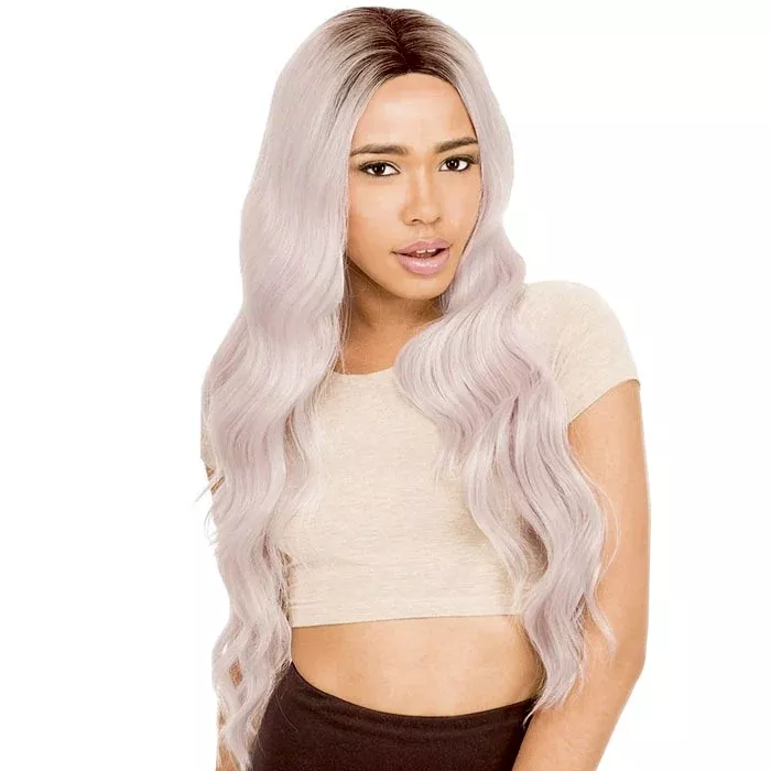 New Born Free Magic Lace Curved Part Lace Front Wig Wig MLC206