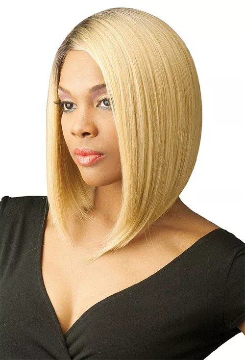 New Born Free Synthetic Magic Lace Front Curved Yaki Part MLC156