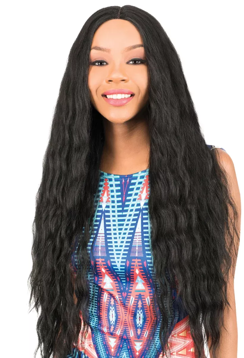 New Born Free Synthetic Magic Lace Front Wig - DEEP PART 17