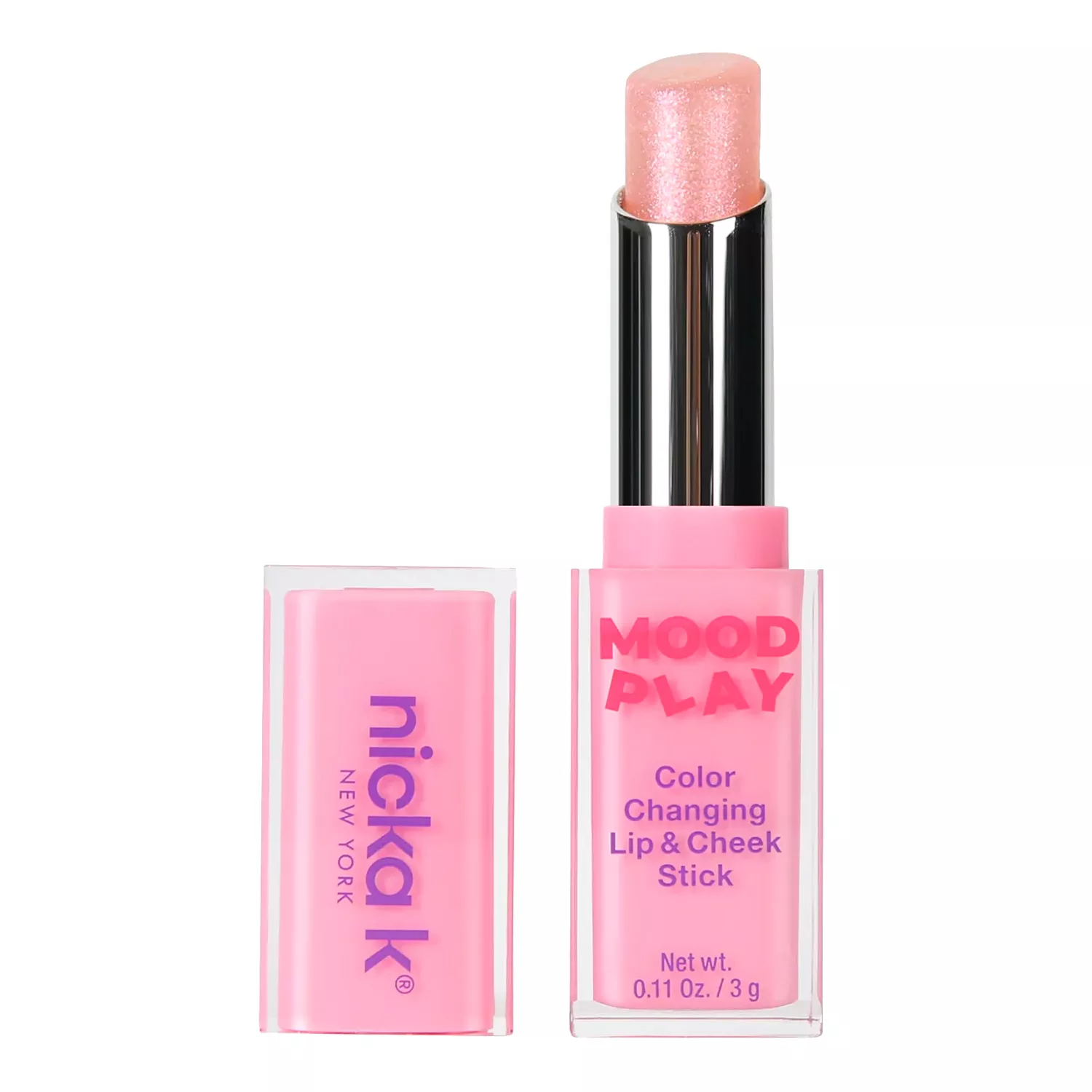 Nicka K Mood Play Color Changing Lip & Cheek Gloss Stick 0.11oz/ 3g