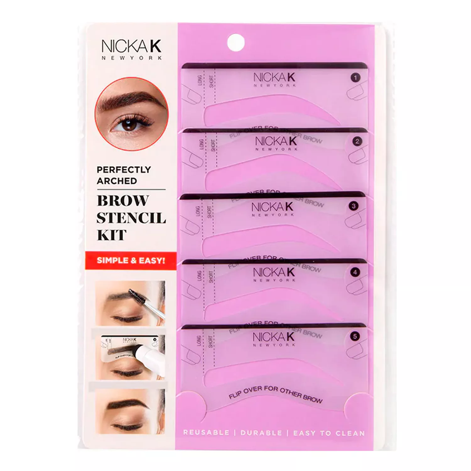 Nicka K New York Fit All Eyebrow Stencil