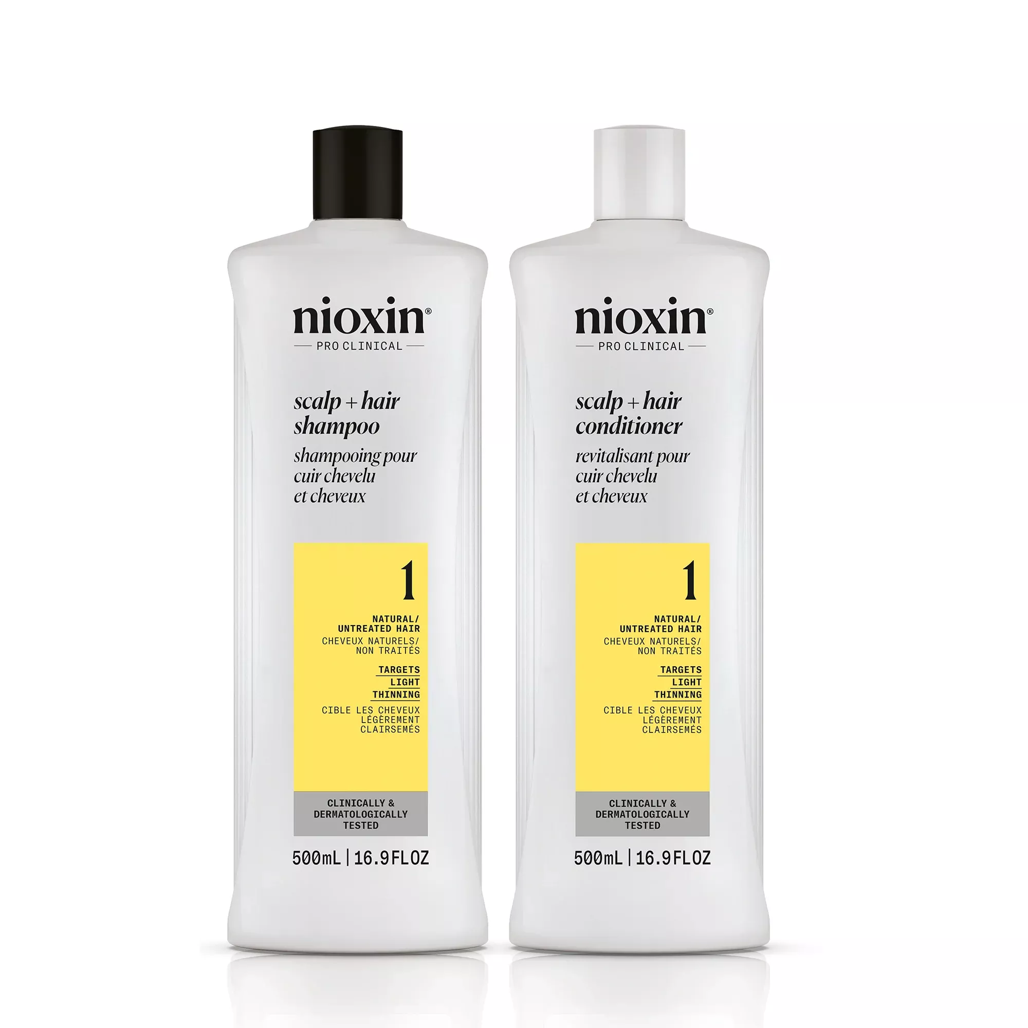 Nioxin System 1 Duo 16oz Shampoo and Conditioner