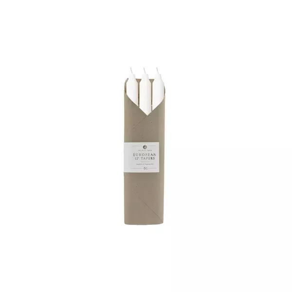NORTHERN LIGHTS TAPERS 6PK GIFT SET – PURE WHITE