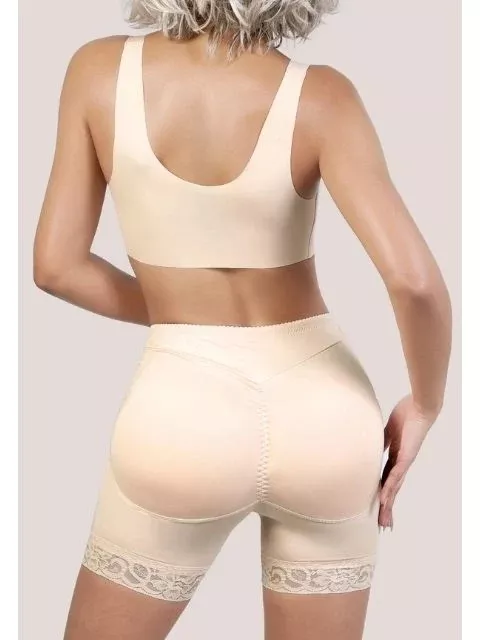 Nuée NEW YORK Padded Lace Mesh Butt Lifter Short- U.LCHIPLFT