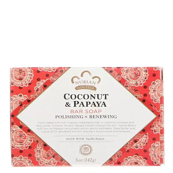 Nubian Heritage Coconut & Papaya Soap 5oz