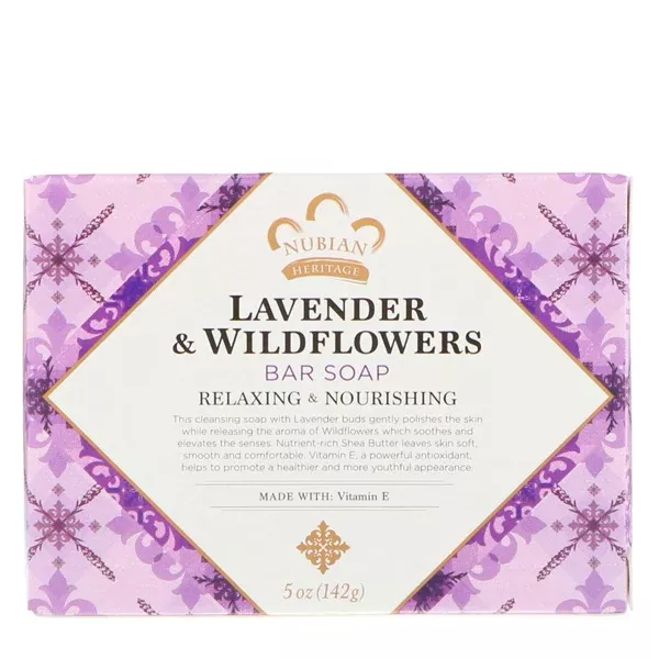 Nubian Heritage Lavender & Wildflowers Bar Soap 5oz