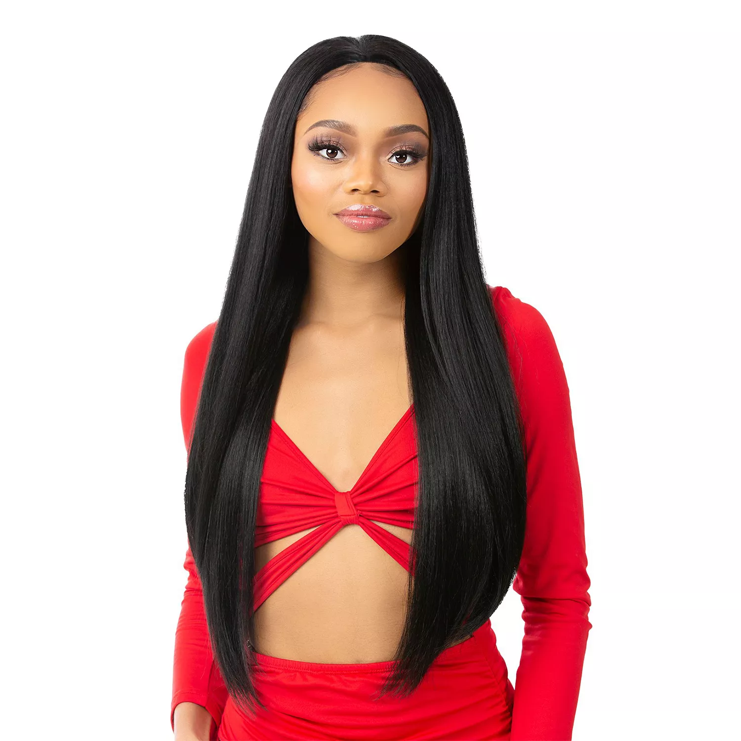 Nutique Human Hair Blend Half Wig HH BFF HW Veena
