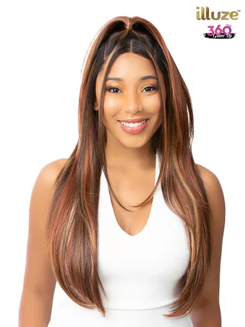 Nutique Illuze 360 Glam Up Glueless Lace Wig - GLAM UP STRAIGHT 27"