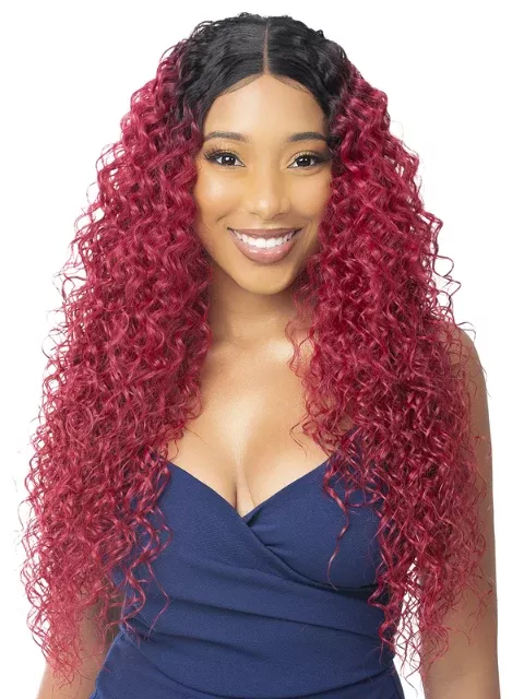 Nutique Illuze Virtually Undetectable Glueless HD Lace Wig - BEACH CURL 26"