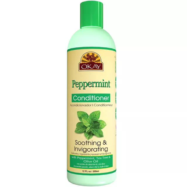 OKAY PEPPERMINT SOOTHING & INVIGORATING CONDITIONER 12oz