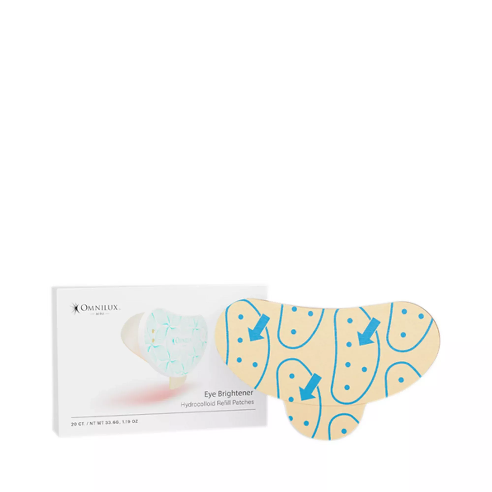 Omnilux Eye Brightener Hydrocolloid Refill Patches (20 ct)