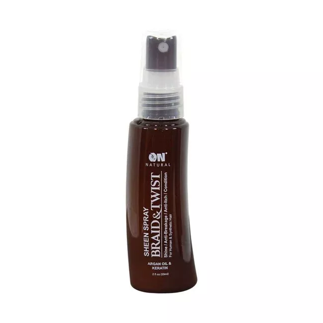 On Natural Argan Oil & Keratin Sheen Spray Braid & Twist 2 oz